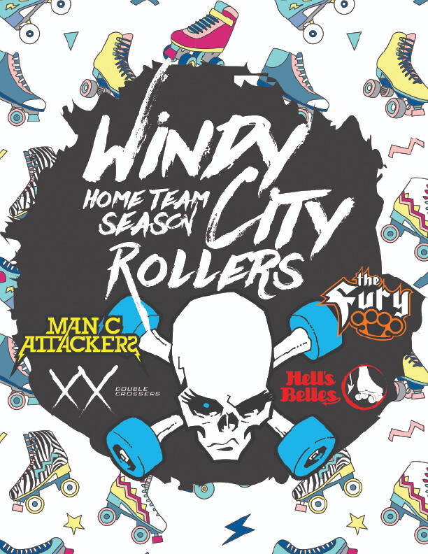 Windy City Rollers Flyer Design