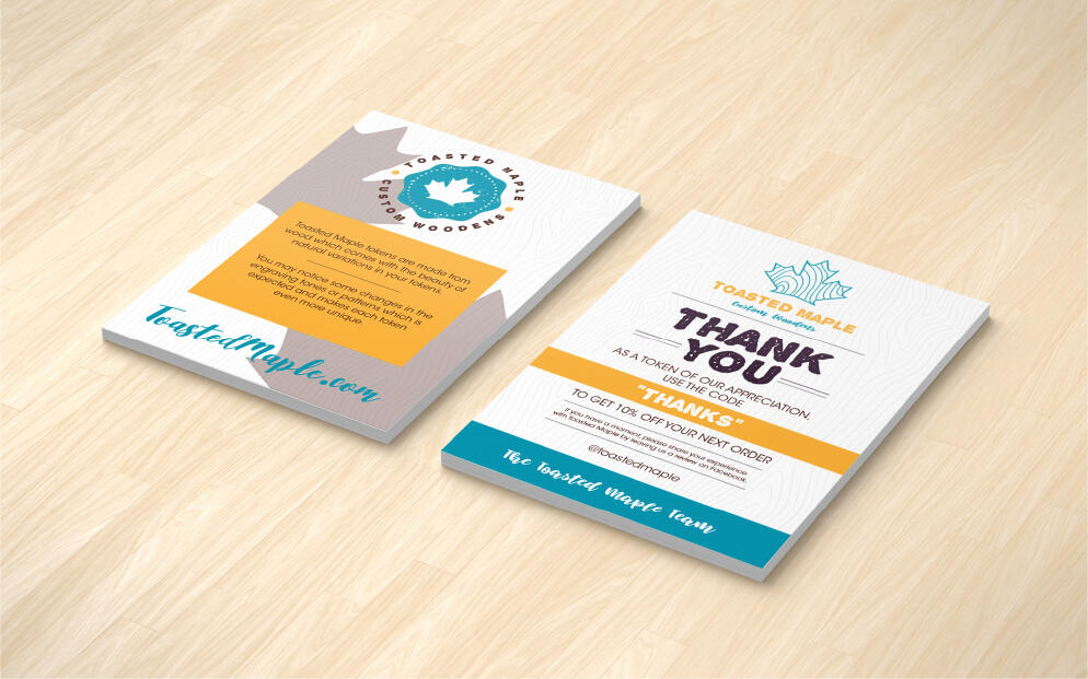 Toasted Maple Pamphlet Design